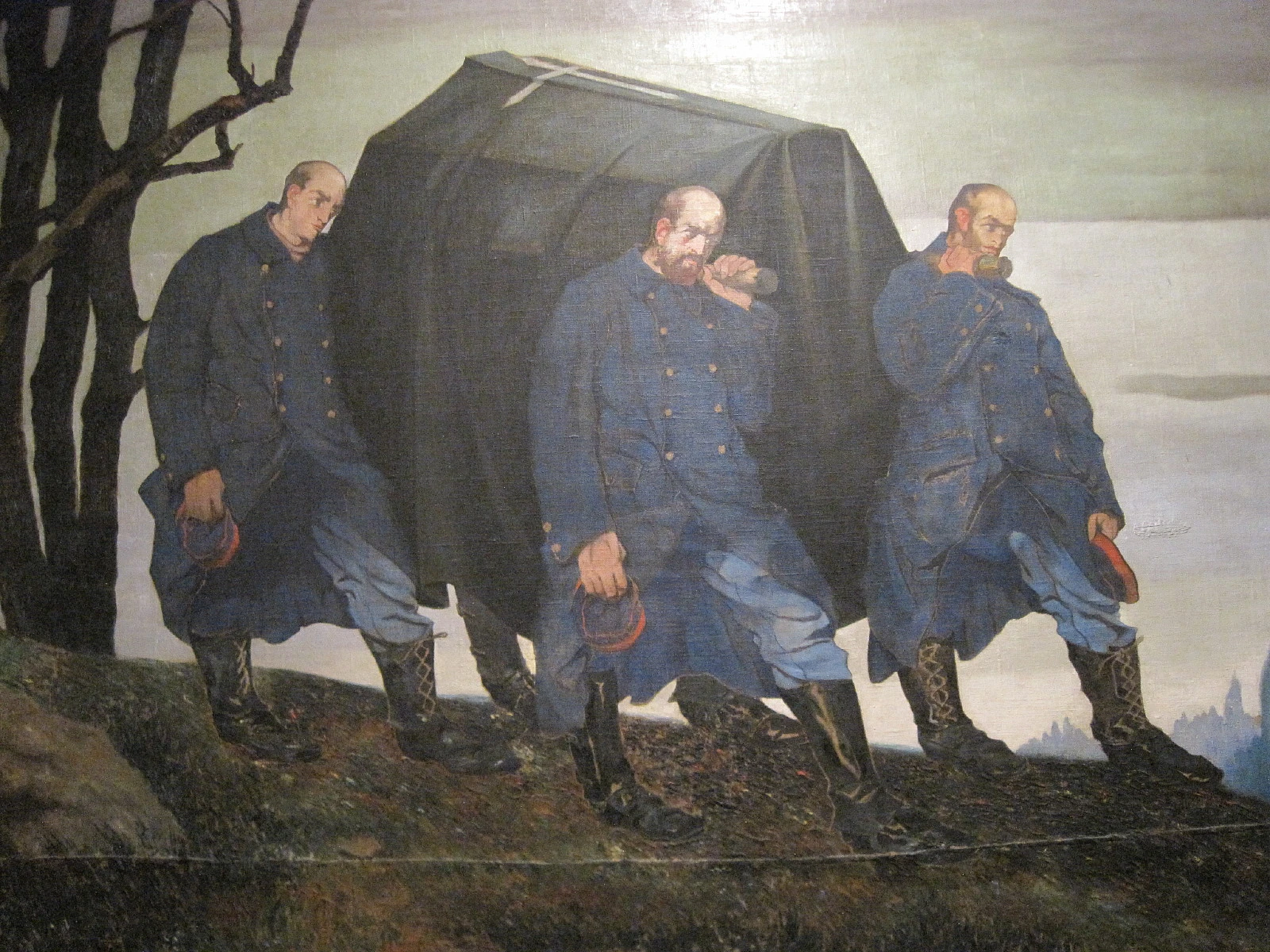 Funeral cortege by Maurice Langaskens - 'In Flanders Fields' Museum, the Cloth Hall, Ypres (CC BY-NC-SA 2.0)